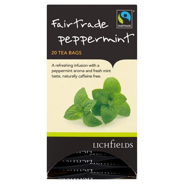 Litchfields Fairtrade Peppermint Teabags